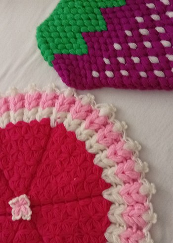 Renkli Nakışlı Fırın Eldiveni - Görsel 5