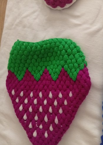 Renkli Nakışlı Fırın Eldiveni - Görsel 7