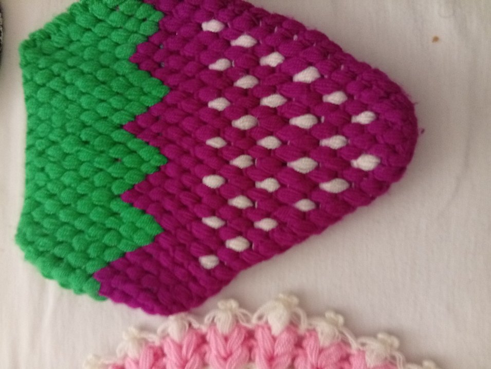 Renkli Nakışlı Fırın Eldiveni - Görsel 2