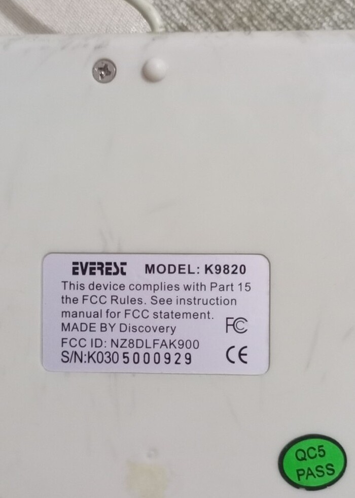 EVERESE MODEL= K9220 KABLOLU KLAVYE - Görsel 2