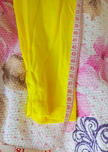 Sarı Balıkçı Yaka Uzun Kollu Kadın bady - Görsel 4