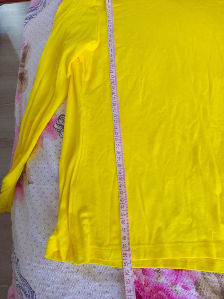 Sarı Balıkçı Yaka Uzun Kollu Kadın bady - Görsel 2