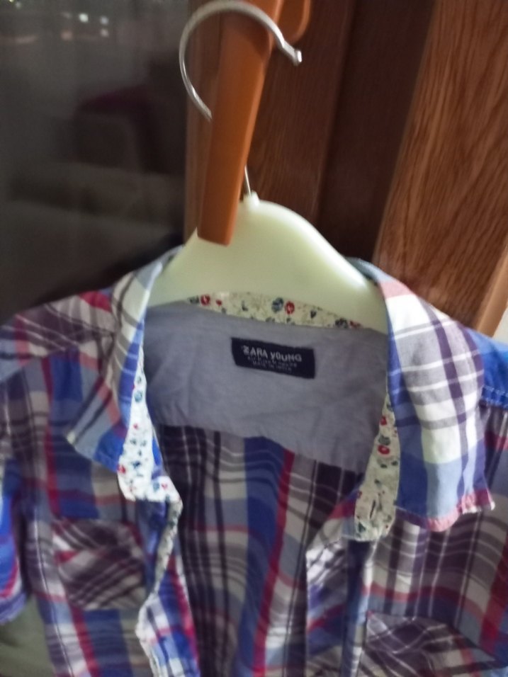 Renkli Ekose Desenli bayan Gömlek - Görsel 2