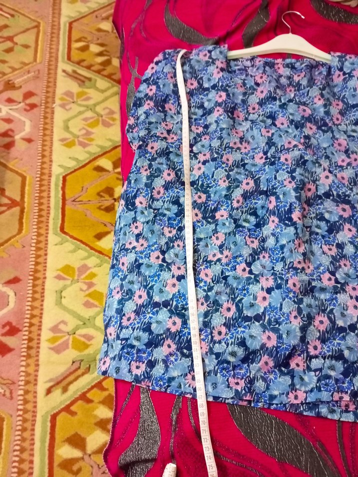 Bohem Tarz Mor Kolsuz Mini Bluz - Görsel 2