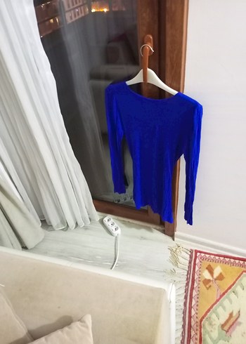 Koyu Mavi bluz kemerli - Görsel 2