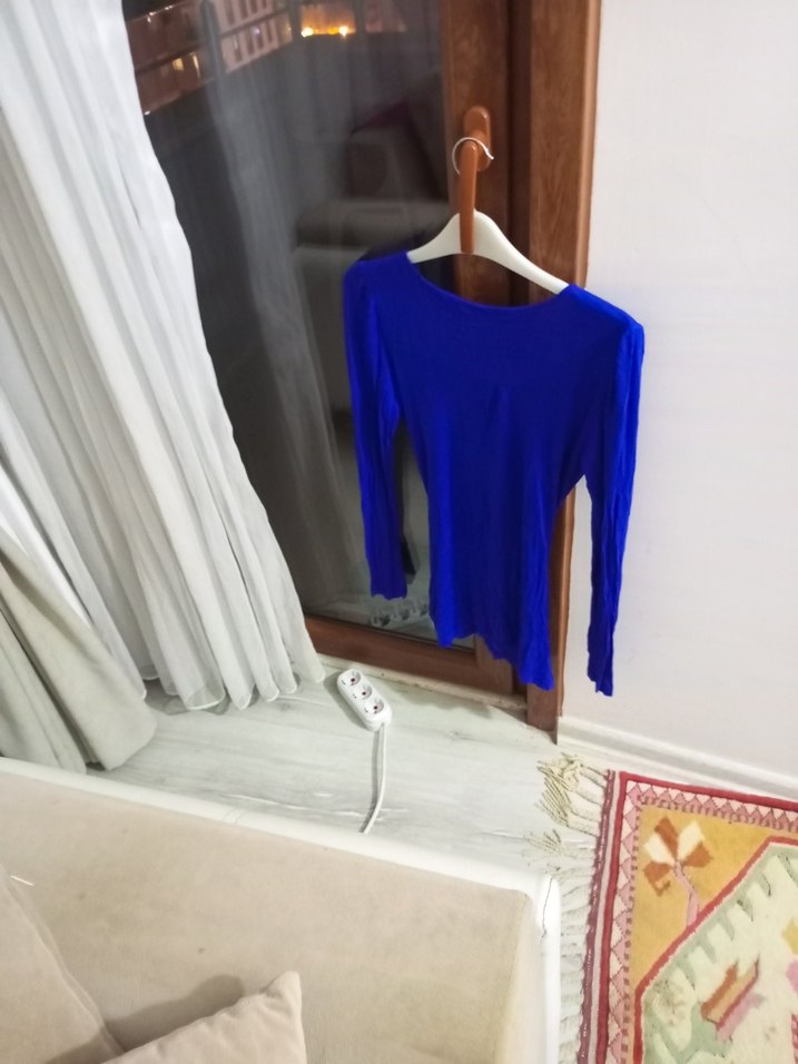 Koyu Mavi bluz kemerli - Görsel 2