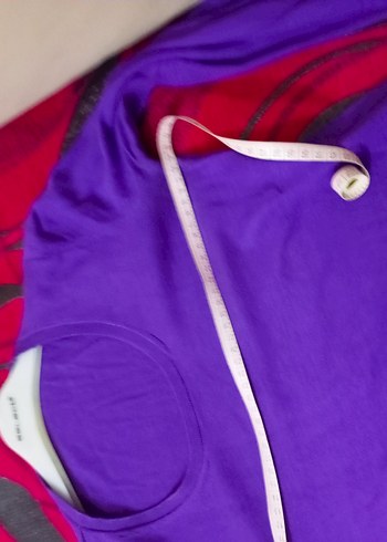 Mor Uzun Kollu Triko Kadın Kazak - Görsel 5