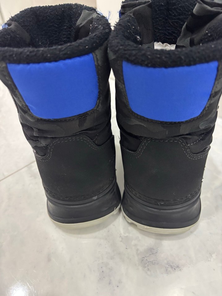 Mavi Cırtlı Erkek Çocuk Kar Botu - Görsel 2