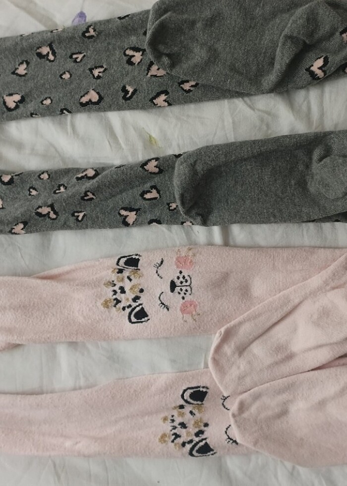 Kız çocuk külotlu çorap 11/12 Yaş - Görsel 4