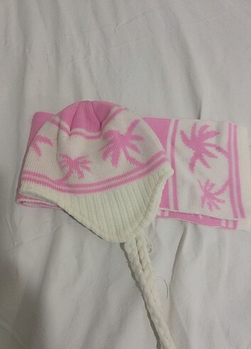 Kız çocuk atkı bere 1yaştan 4 yaşa kadar olur  - Görsel 7