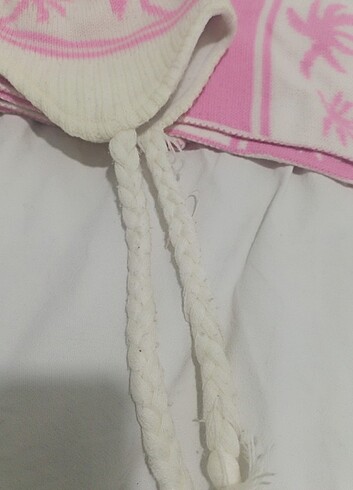 Kız çocuk atkı bere 1yaştan 4 yaşa kadar olur  - Görsel 8