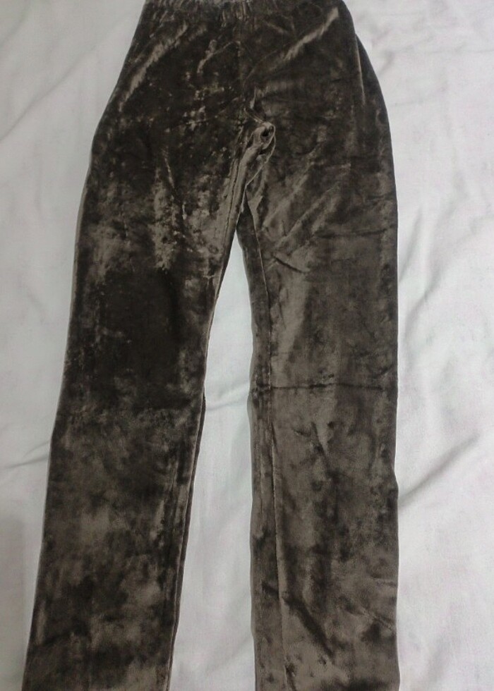 Kız çocuk kadife tayt 13(14 yaş - Görsel 2