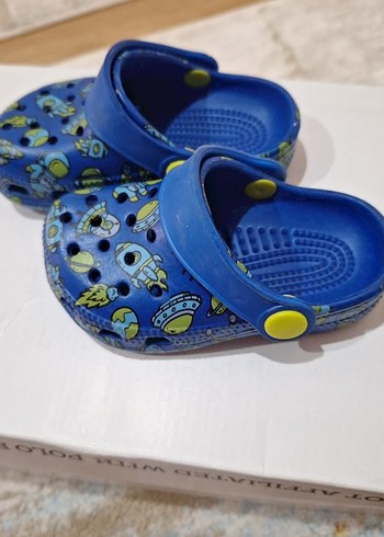 LC Waikiki Renkli Uzay Temalı Mavi Erkek Terlik