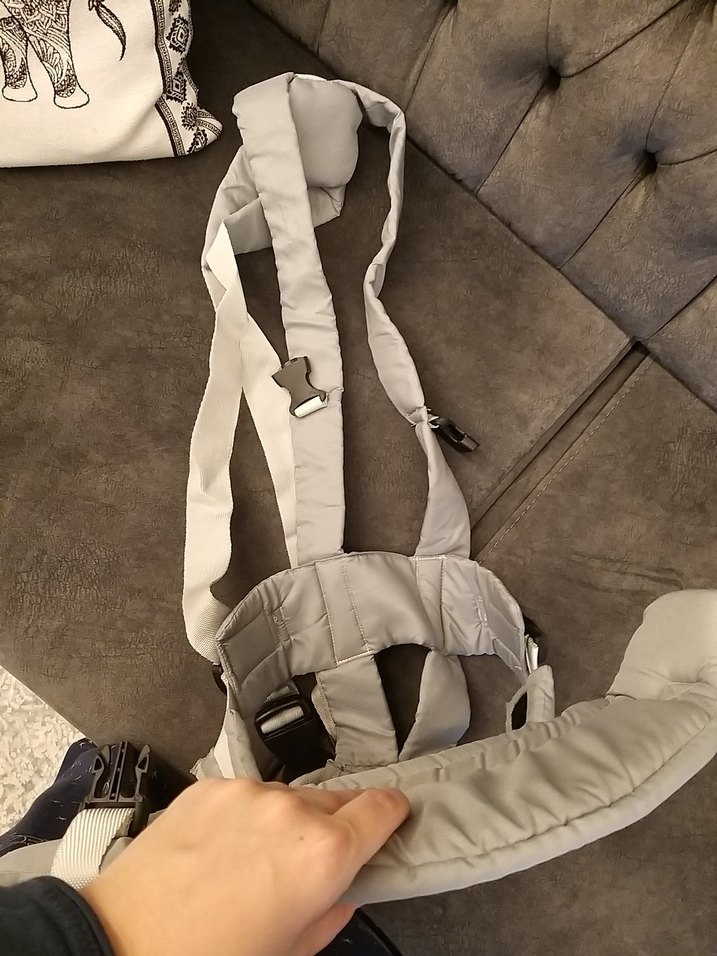 Gri Baby Plus Bebek Taşıma Aparatı - Görsel 3