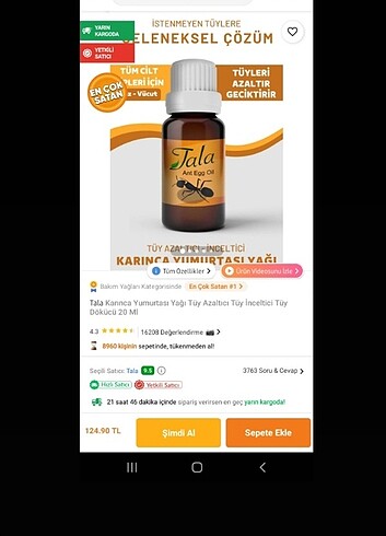 Tala karinca yumurtasi yağı 
