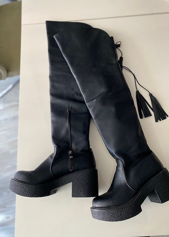 Dizüstü Deri Çizme - Görsel 4