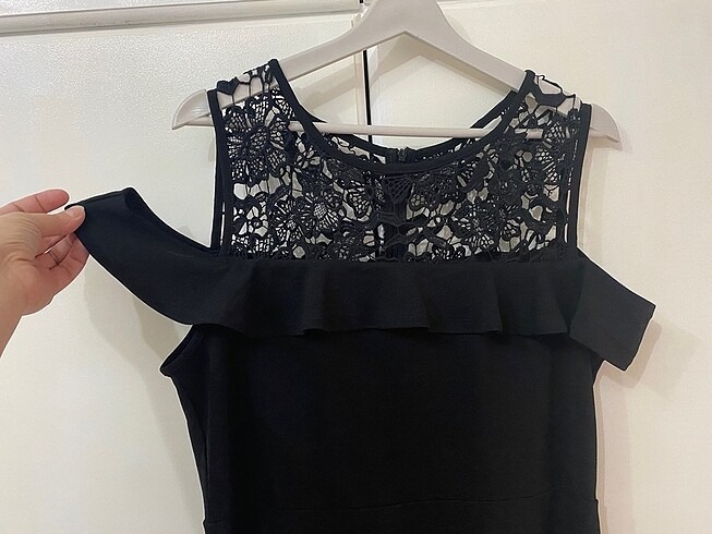 Dantel detaylı Abiye - Görsel 3