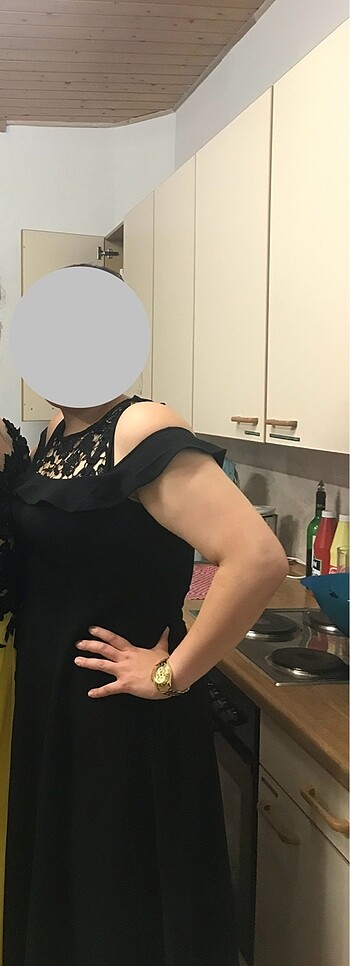 Dantel detaylı Abiye - Görsel 9