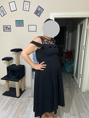 Dantel detaylı Abiye - Görsel 10