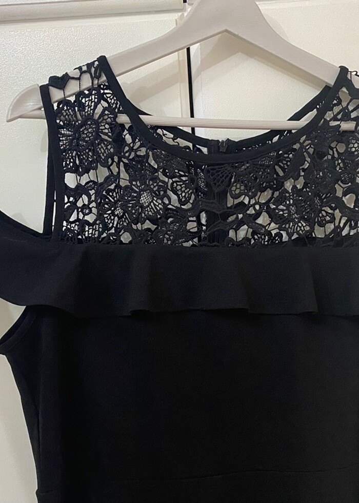 Dantel detaylı Abiye - Görsel 3