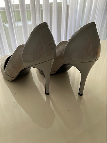 40 Beden gri Renk Bershka Stiletto