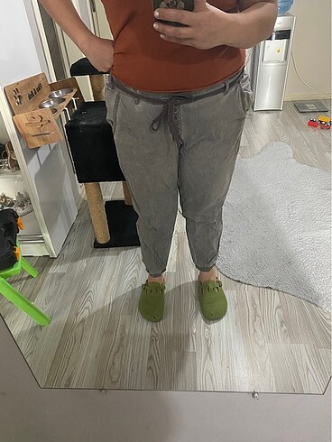Yazlık efil efil büyükbeden Pantolon - Görsel 10