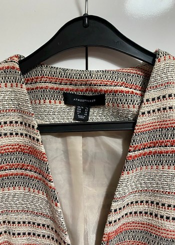 Bohem Çok Renkli Örgü Yelek - Görsel 3