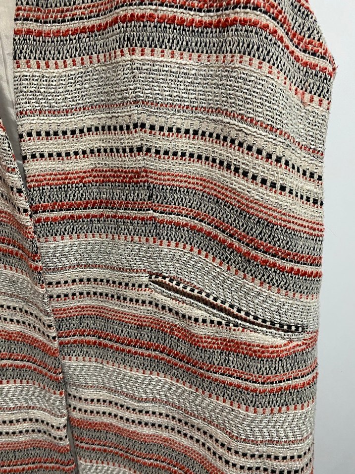 Bohem Çok Renkli Örgü Yelek - Görsel 4