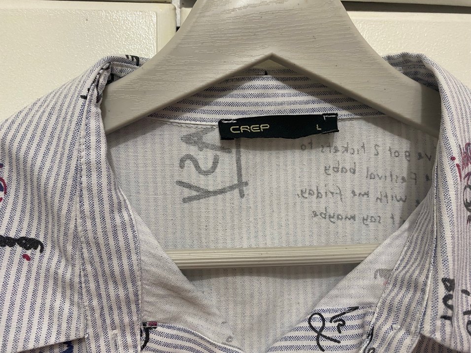 Düğmeli Baskılı Kadın Gömlek - Görsel 5