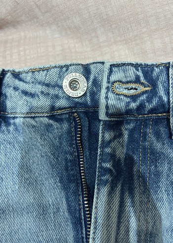 xs Beden Pull and Bear Denim Uzun Etek Yırtmaçlı