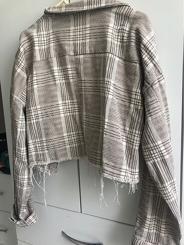 l Beden camel Renk Crop ceket