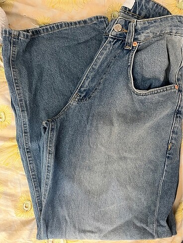 Bershka Mavi kot pantolon