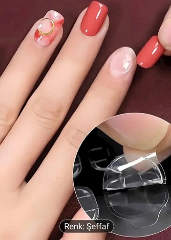 48'li Şeffaf Çift Taraflı Tırnak Yapıştırıcısı - Görsel 9