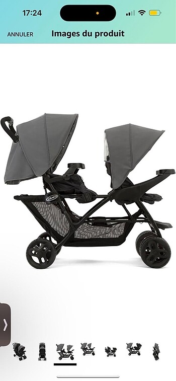 Graco ikiz bebek arabası