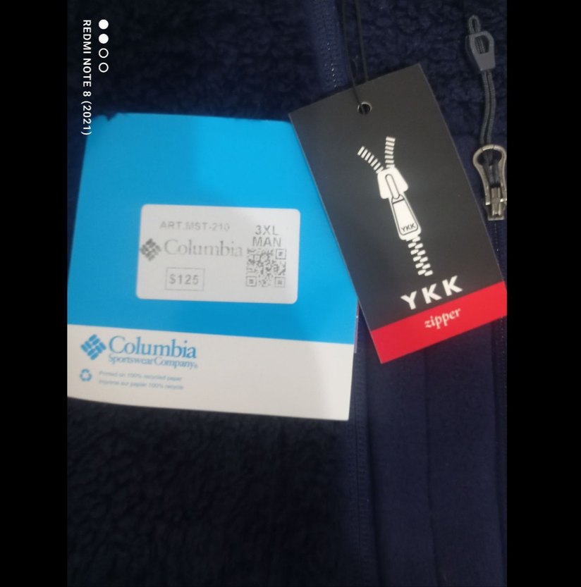Columbia Lacivert Fermuarlı Erkek Sweatshirt - Görsel 4