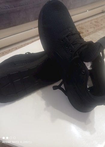 Siyah Stiletto Topuklu Spor Ayakkabı - Görsel 2