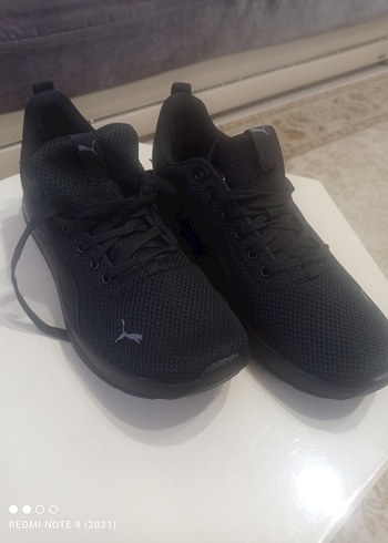 Siyah Stiletto Topuklu Spor Ayakkabı - Görsel 6