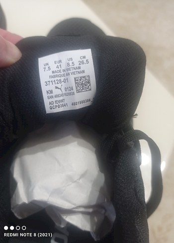 Siyah Stiletto Topuklu Spor Ayakkabı - Görsel 4