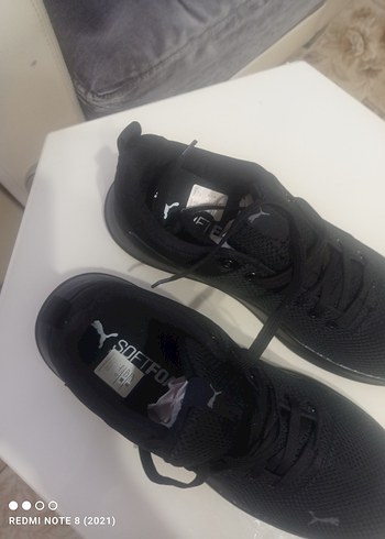 Siyah Stiletto Topuklu Spor Ayakkabı - Görsel 3