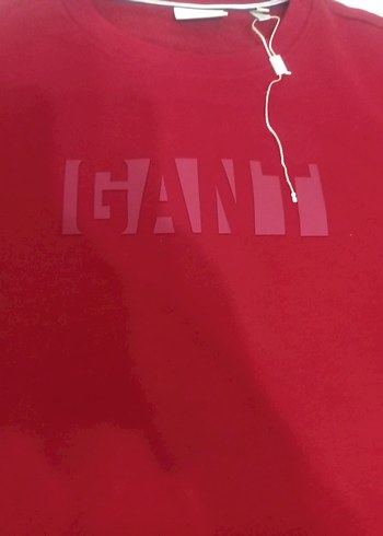 Koyu Kırmızı Erkek Sweatshirt, Uzun Kollu, Rahat Kesim - Görsel 2