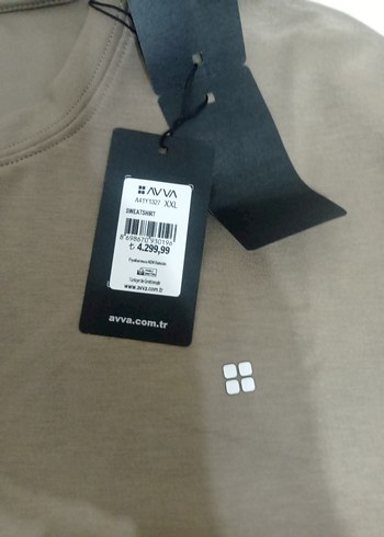 Erkek Kahverengi Bisiklet Yaka Sweatshirt - Görsel 3