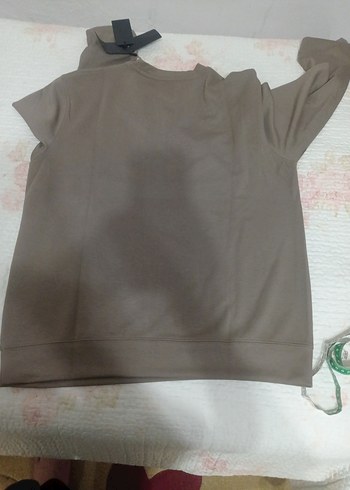 Erkek Kahverengi Bisiklet Yaka Sweatshirt - Görsel 2