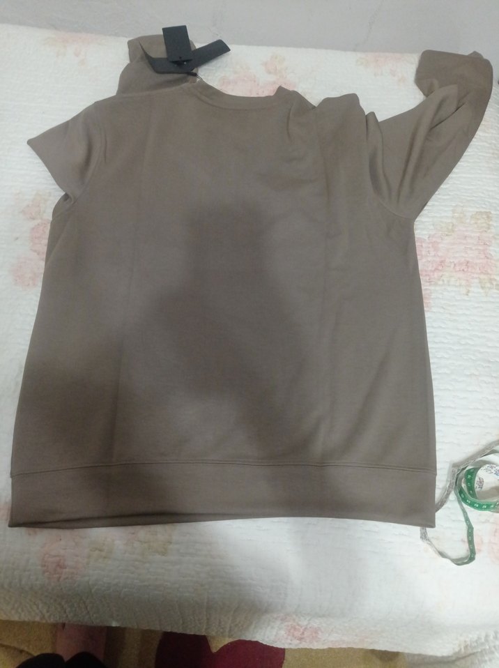 Erkek Kahverengi Bisiklet Yaka Sweatshirt - Görsel 2