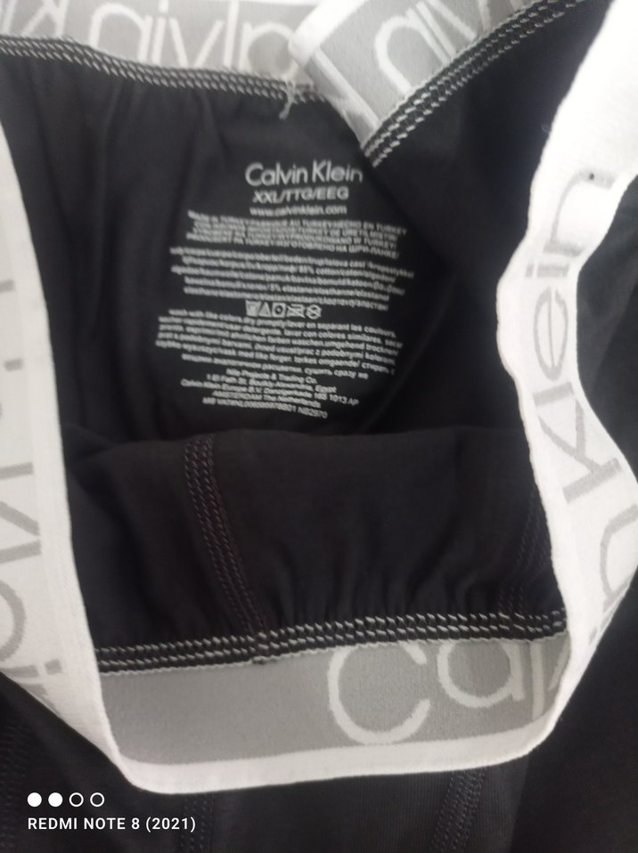 Calvin Klein Erkek Fitted Boxer 3'lü Beyaz Gri - Görsel 3