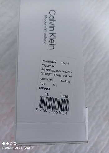 Calvin Klein Modern Structure Erkek Boxer 3'lü - Görsel 4