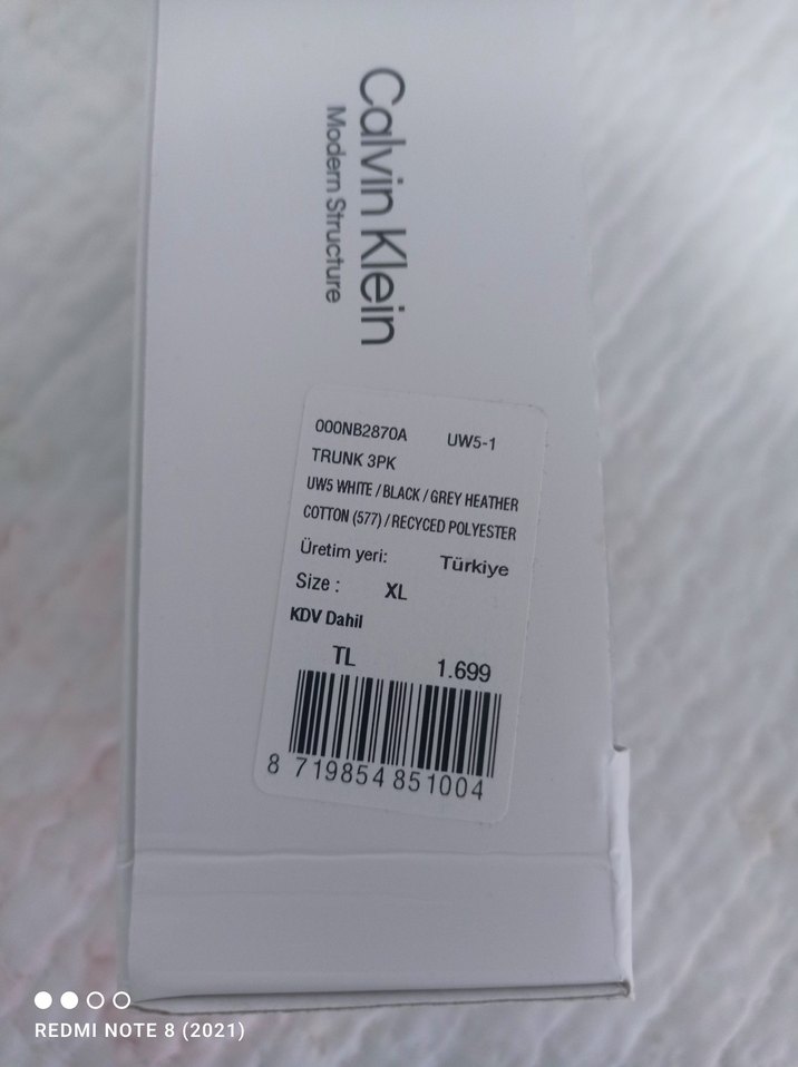 Calvin Klein Modern Structure Erkek Boxer 3'lü - Görsel 4