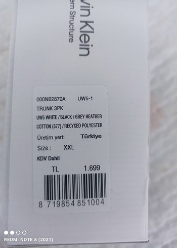 Calvin Klein Erkek Mini Boxer 3'lü Paket - Görsel 4