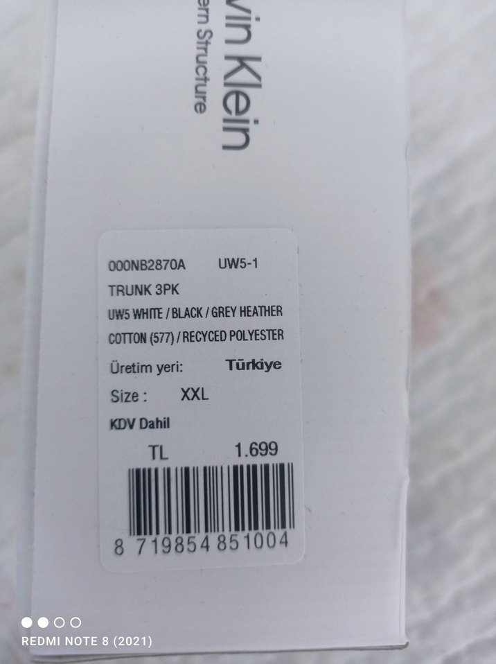 Calvin Klein Erkek Mini Boxer 3'lü Paket - Görsel 4