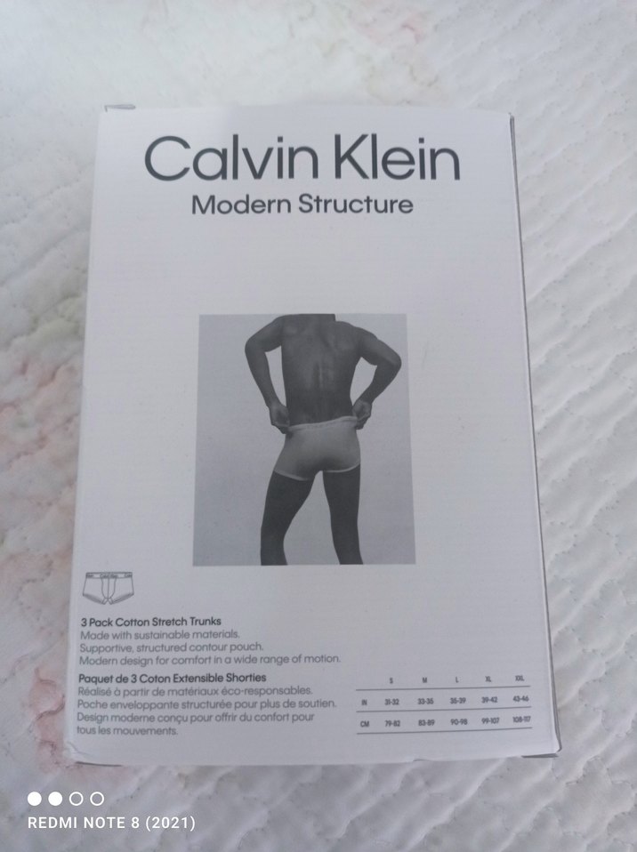 Calvin Klein Erkek Beyaz Mini Boxer 3'lü - Görsel 2