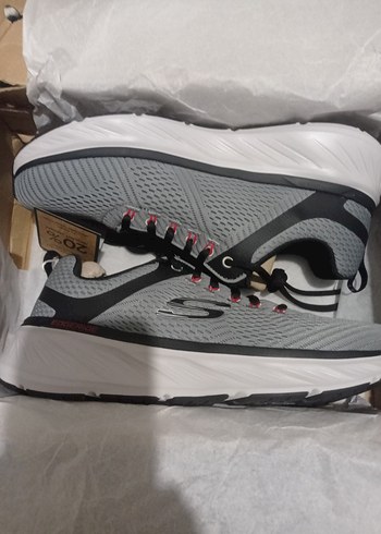 Gri Skechers Erkek Spor Ayakkabı Velcro - Görsel 3